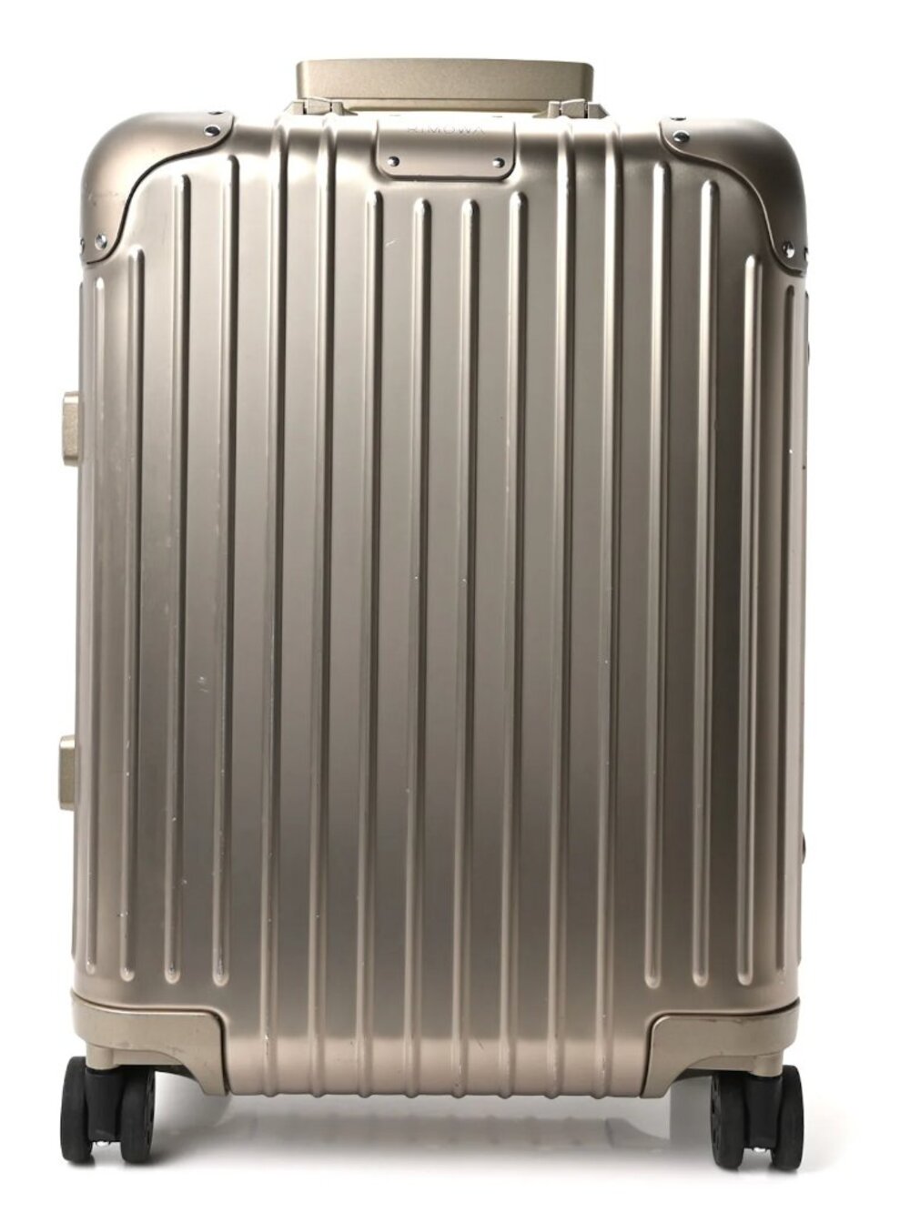 RIMOWA ORIGINAL CABIN PLUS TITANIUM SUITCASE (Used-Like New)